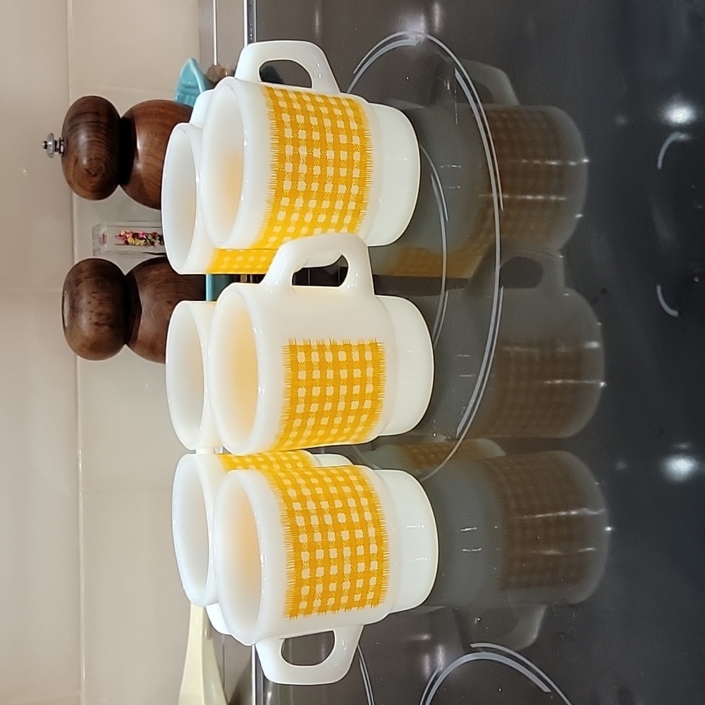 Anchor Hooking Fire King Coffee Mugs set.